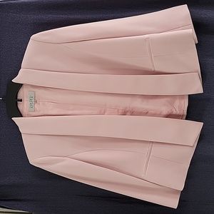 Kasper women's fitted, lined pink jacket, size 4